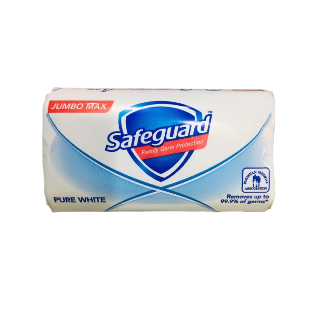 Safeguard Pure White Jumbo Max Size Family Germ Protection Soap 200g